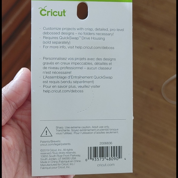 Cricut Fine Debossing Tip NIB - Picture 4 of 4